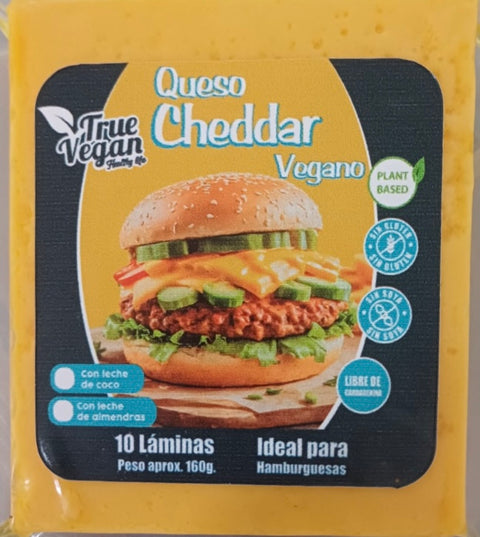 Cheddar vegano de almendra y coco | Eco Chef | 160 g